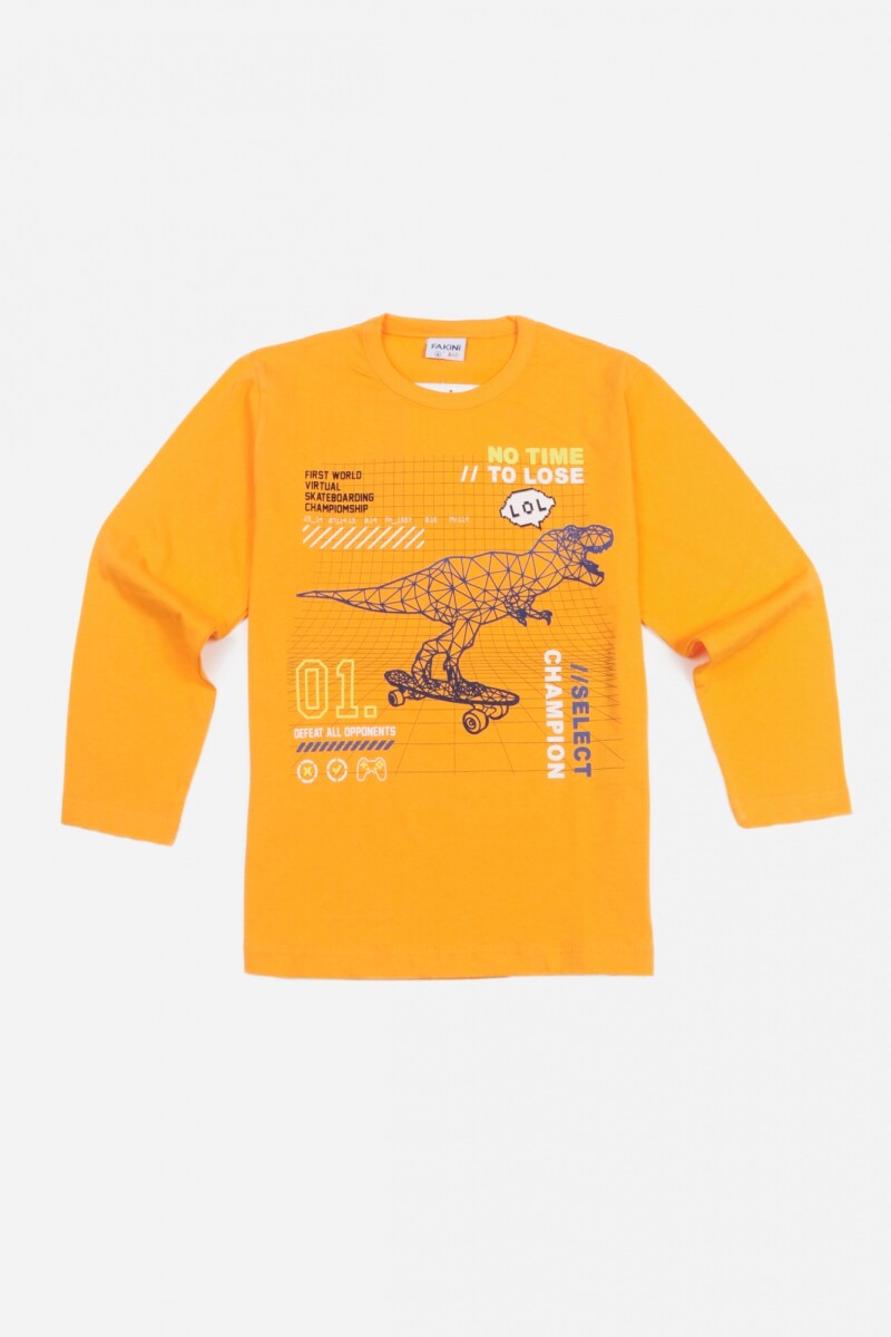 Camiseta manga larga NARANJA