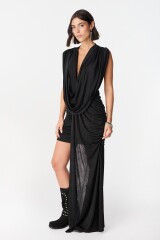 Vestido Corto Gia Negro