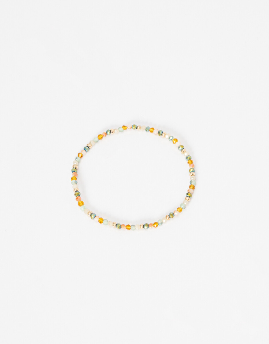 Pulsera De Beads Facetados 