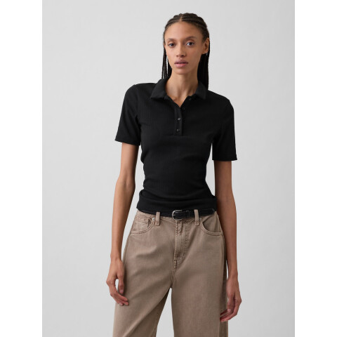 V-SS POLO TEE BLACK 1