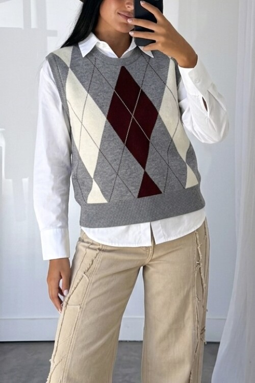 Chaleco Zilli Gris
