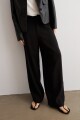 Pantalon recto negro