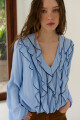 CAMISA AMADIS CELESTE