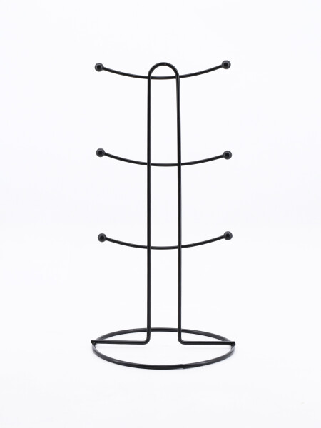 SOPORTE PARA 6 TAZAS NEGRO