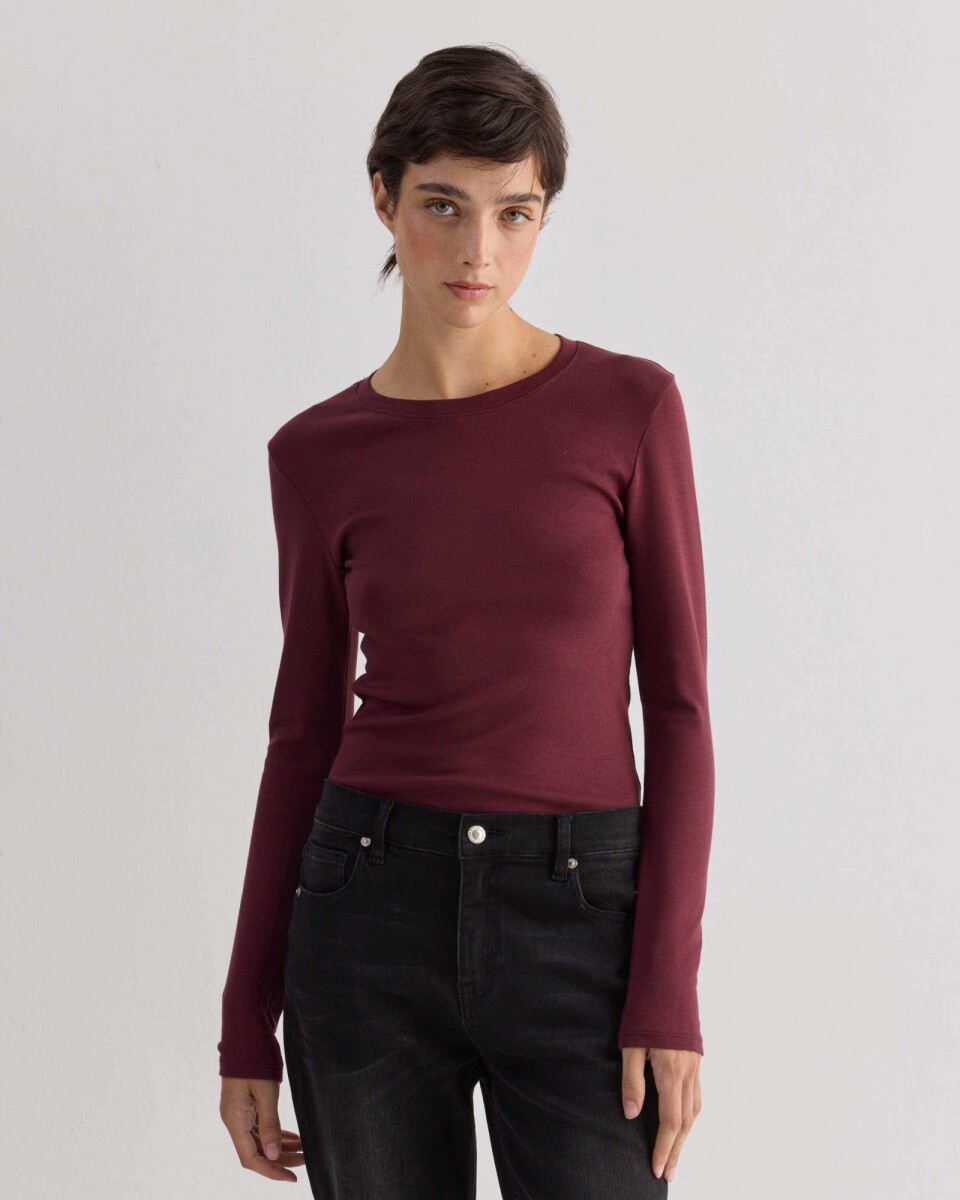 Remera Lenny - Bordeaux 