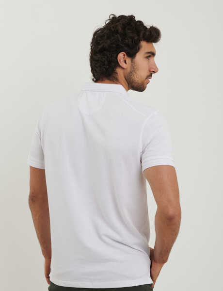 520678 REMERA HARRINGTON LABEL Blanco