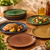 Plato 19 cms colores surtidos Plato 19 cms colores surtidos