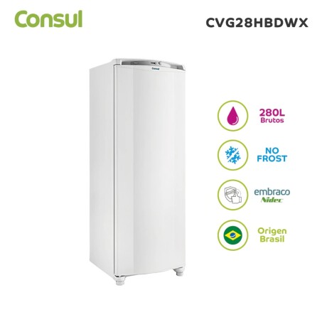 Freezer Vertical Consul 280 Lts. Cvg28hbdwx Unica