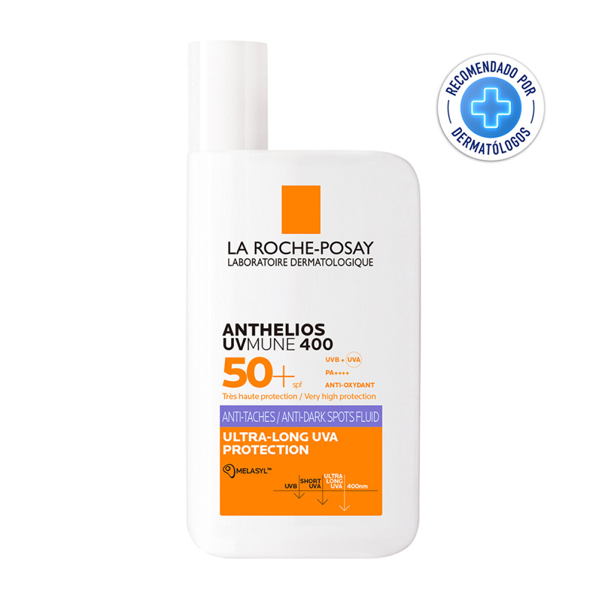 Protector Solar Facial La Roche-Posay Anthelios UVMune 400 Fluido Antimanchas FPS50+ 50ml 