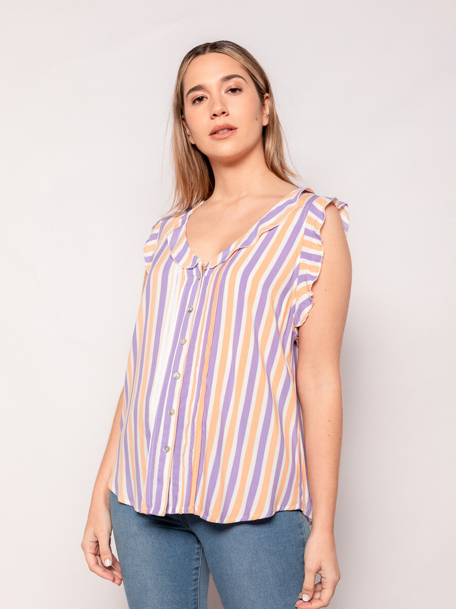 CAMISA MALVA - Lila Pastel 