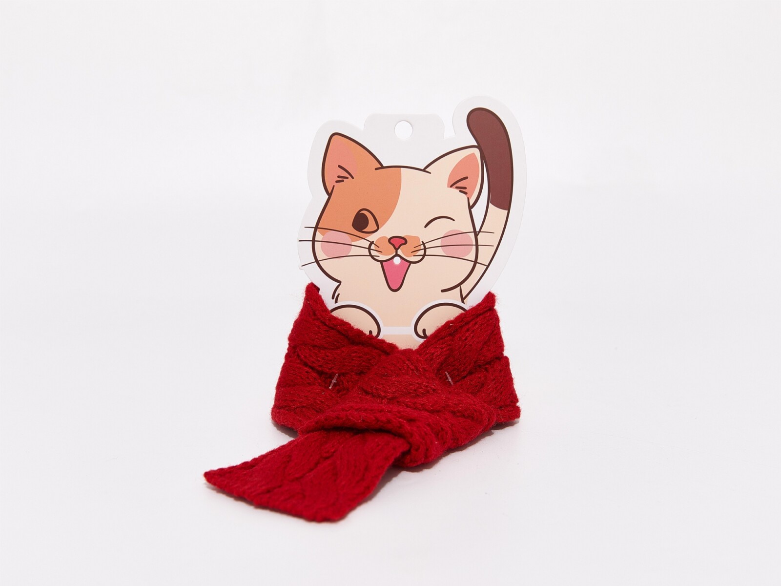 BUFANDA PARA MASCOTAS (ROJA) 
