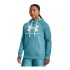Canguro de Mujer Under Armour Rival Fleece Azul Claro - Blanco