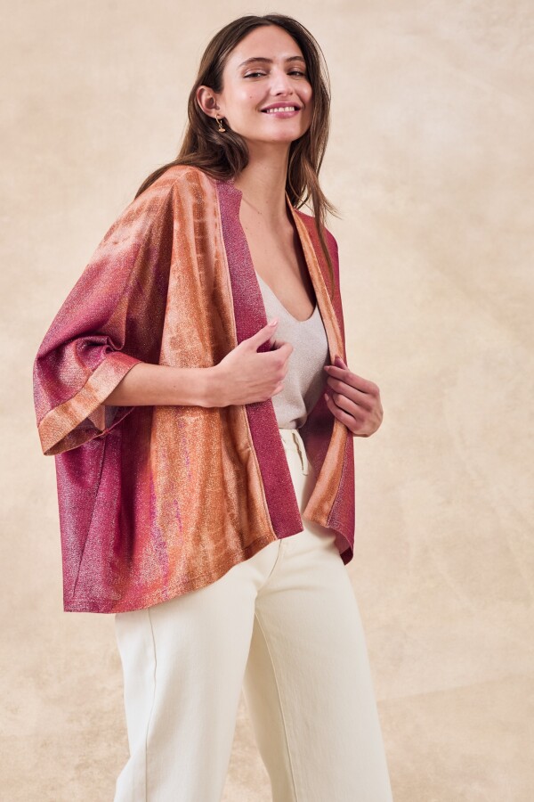 Kimono Lurex Ocre