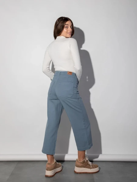 PANTALON P.CAKE ODESA AZUL LAVAD
