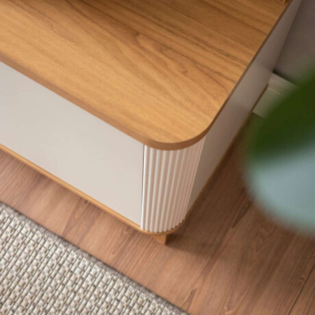 Modular para Tv Munique Nature/Blanco