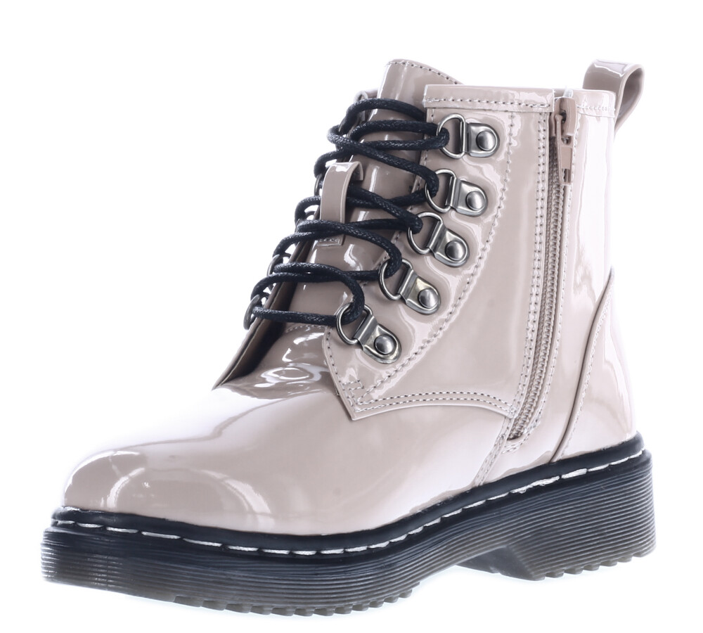 Bota LALITA acordonada Beige