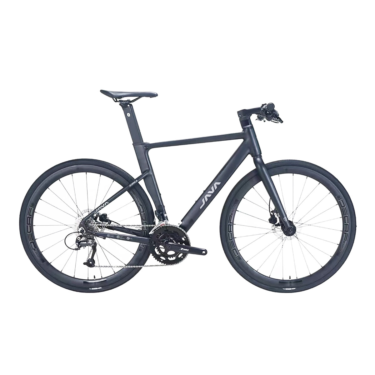 Java - Bicicleta de Ciudad Auriga - 700C. 18 Velocidades, Talle 54. Color Negro. - 001 