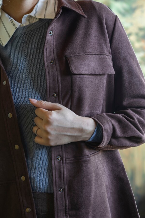 Sobrecamisa Suede MARRON