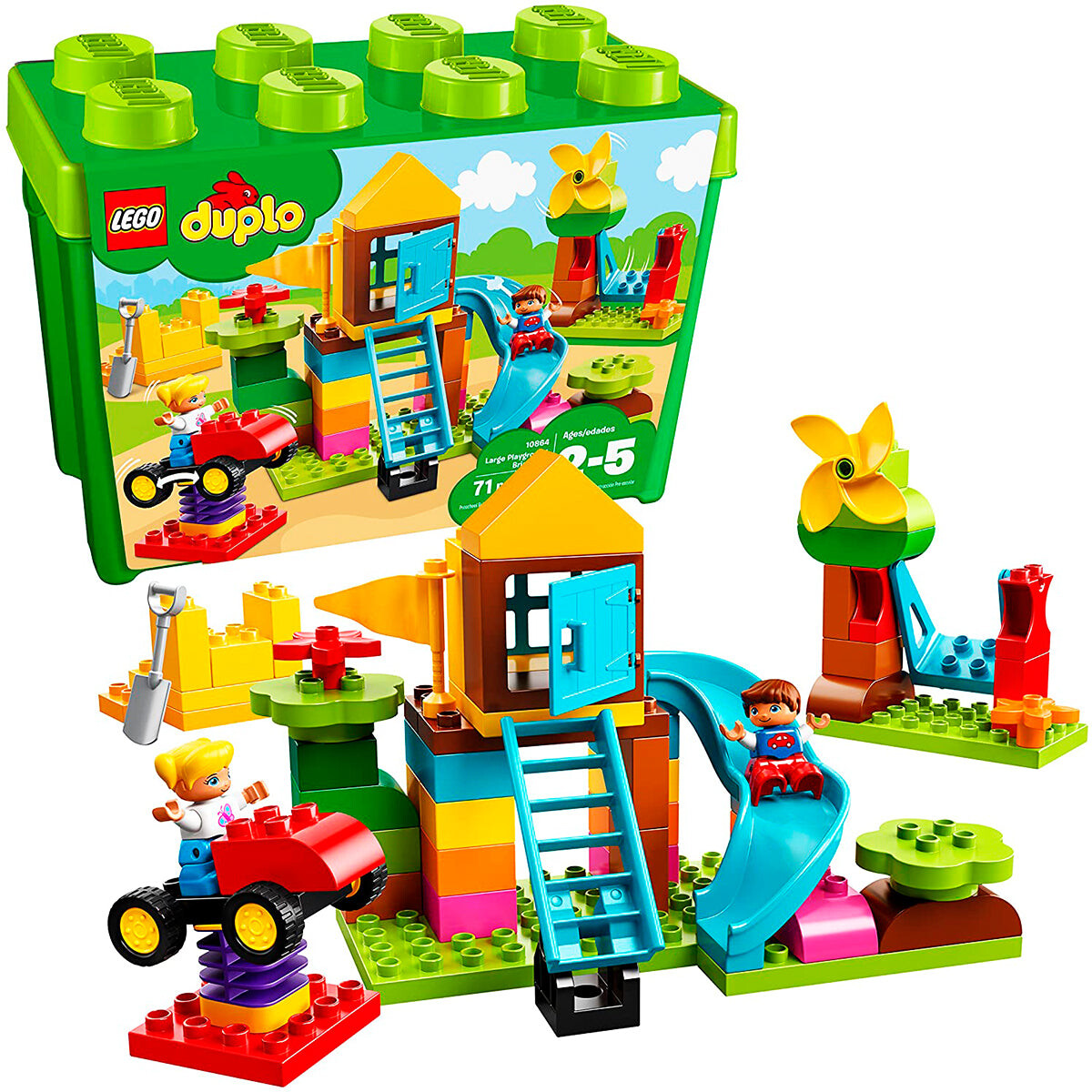 Lego Duplo 10864 Zona De Juegos 71pcs En Caja Niños 