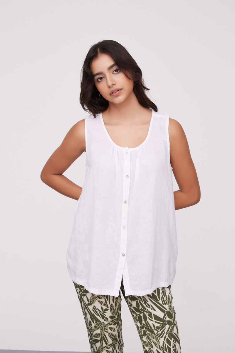 Musculosa Azan - Blanco 