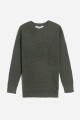 Sweater cuello redondo VERDE OLIVA