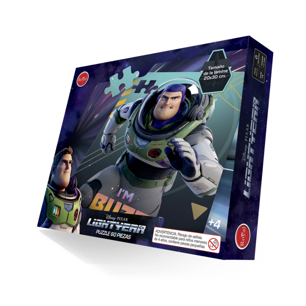 Puzzle Buzz Lightyear 60 Piezas Royal Disney - 001 
