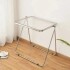 Mesa ComboHome Plia Acrílico Metal Plegable 65x50 Premium Plateada