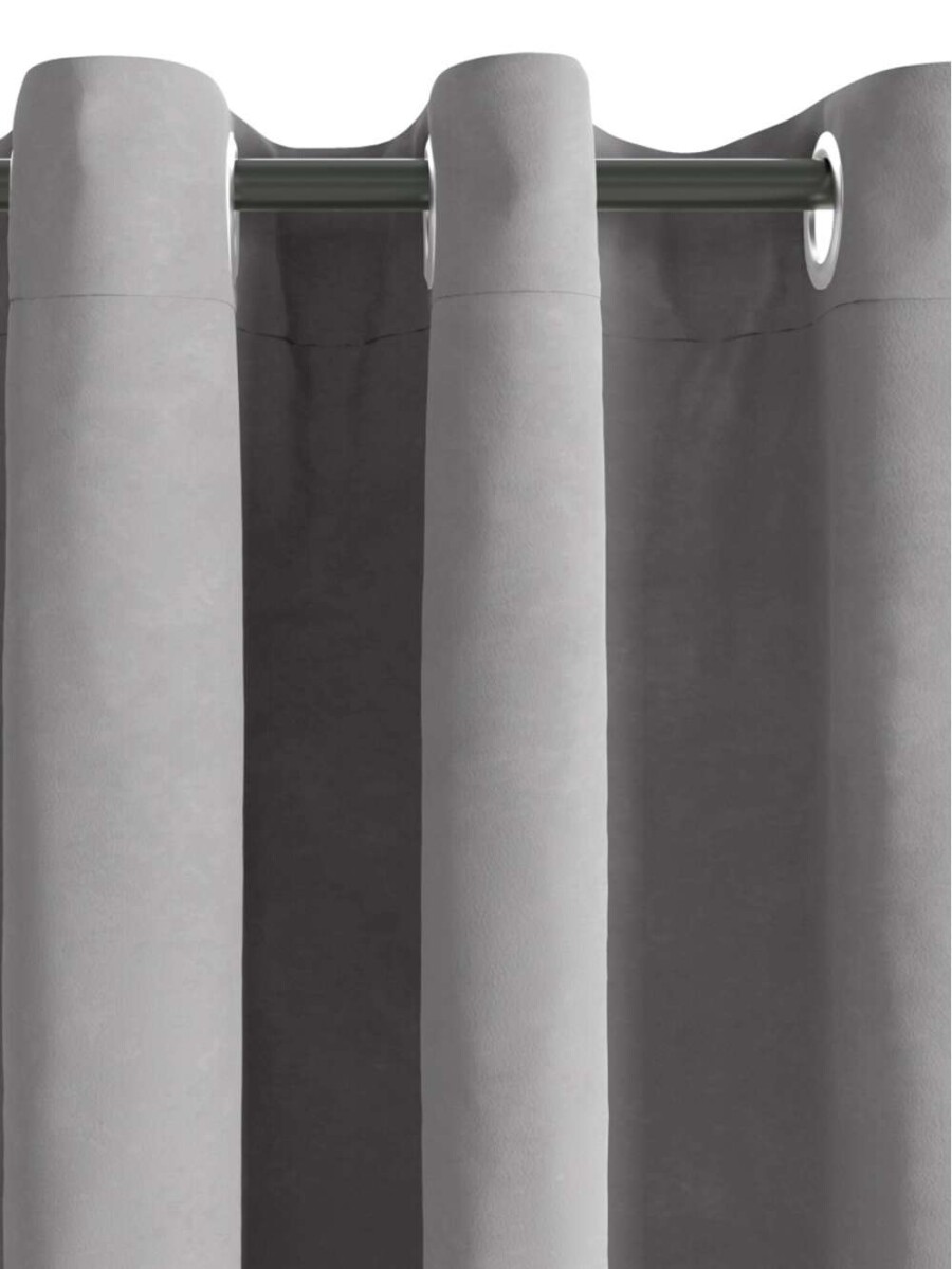 Cortina Anten 1X140X300 - Gris Claro 