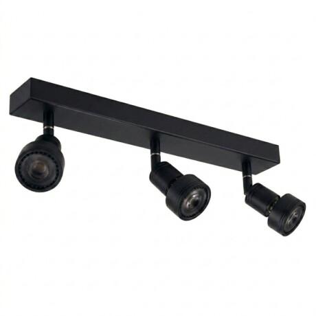 AASO Lámpara Niza Triple Orientable Negra