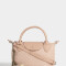 City Cartera City Trenzada - Rosa Viejo
