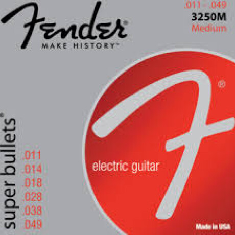 Encordado Eléctrica Fender Bullet 3250 M 011 Encordado Eléctrica Fender Bullet 3250 M 011