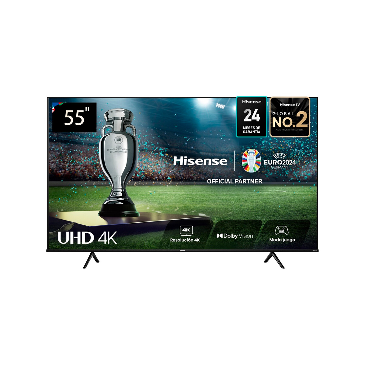 Smart TV Hisense 55" 4K UHD Control Por Voz Smart TV Hisense 55" 4K UHD Control Por Voz