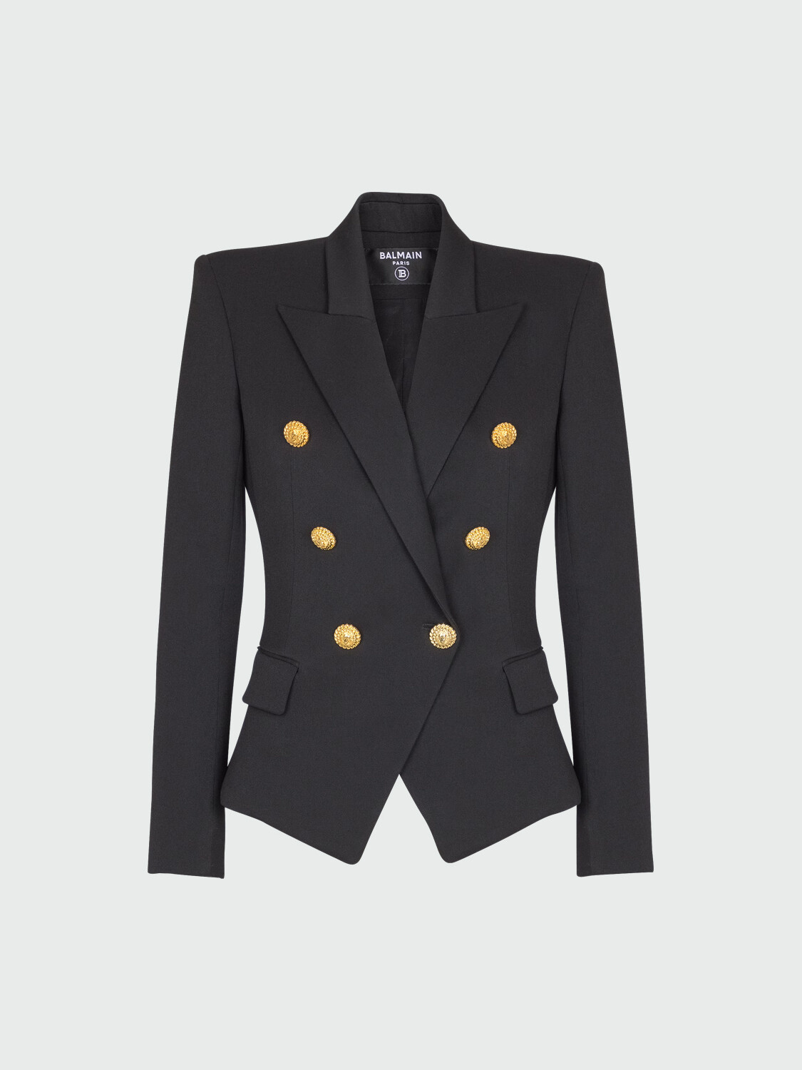 BALMAIN - BLAZER FITTED JACKET 6-BUTTON Negro