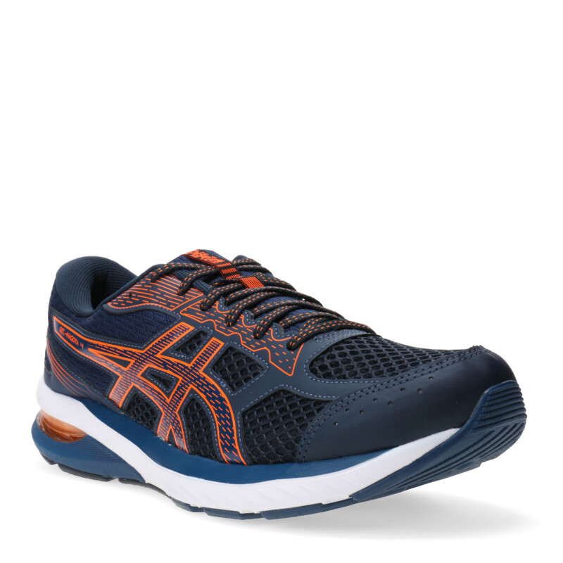 Championes de Hombre Asics Gel Nagoya 4 Azul Marino - Anaranjado