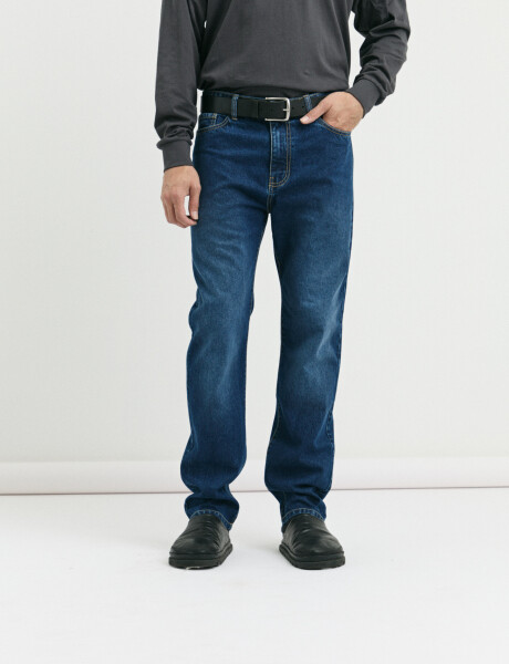 080687 PANTALON HARRINGTON LABEL Azul