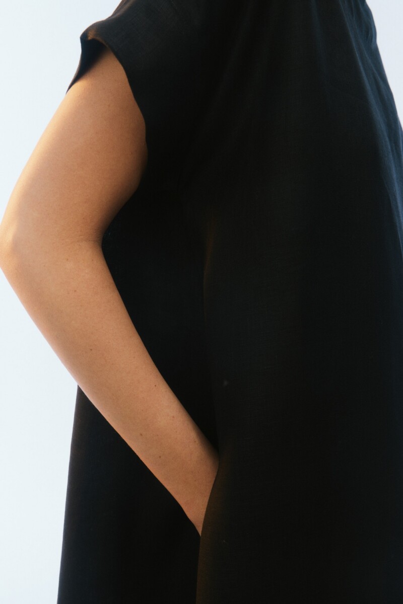 VESTIDO NATSUKI LARGO Negro