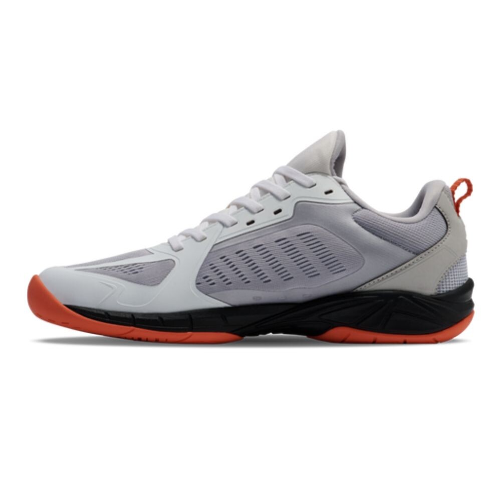 CALZADO DE HANDBALL SPEED COURT BLANCO NEGRO NARANJA