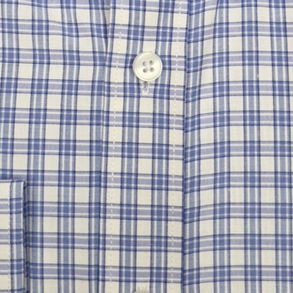 Camisa a Cuadros Celeste y Azul