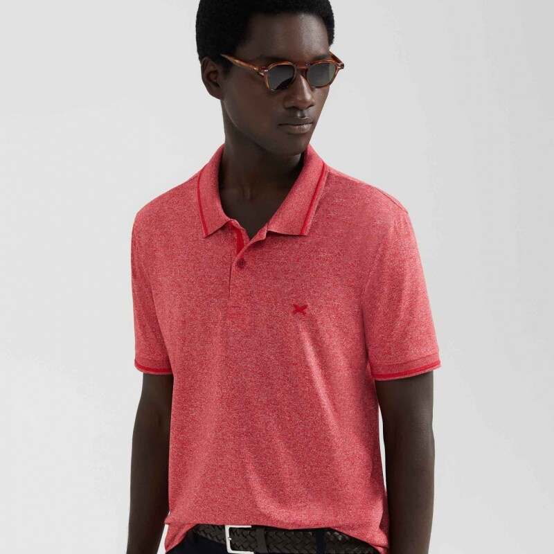 CAMISA POLO MM MASC ROJO OSCURO