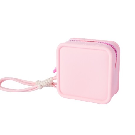 Monedero silicona rosa