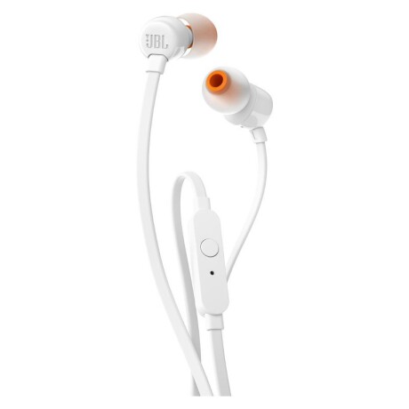 AURICULARES CON CABLE JBL JBLT110 BLANCOS C/ MIC AURICULARES CON CABLE JBL JBLT110 BLANCOS C/ MIC