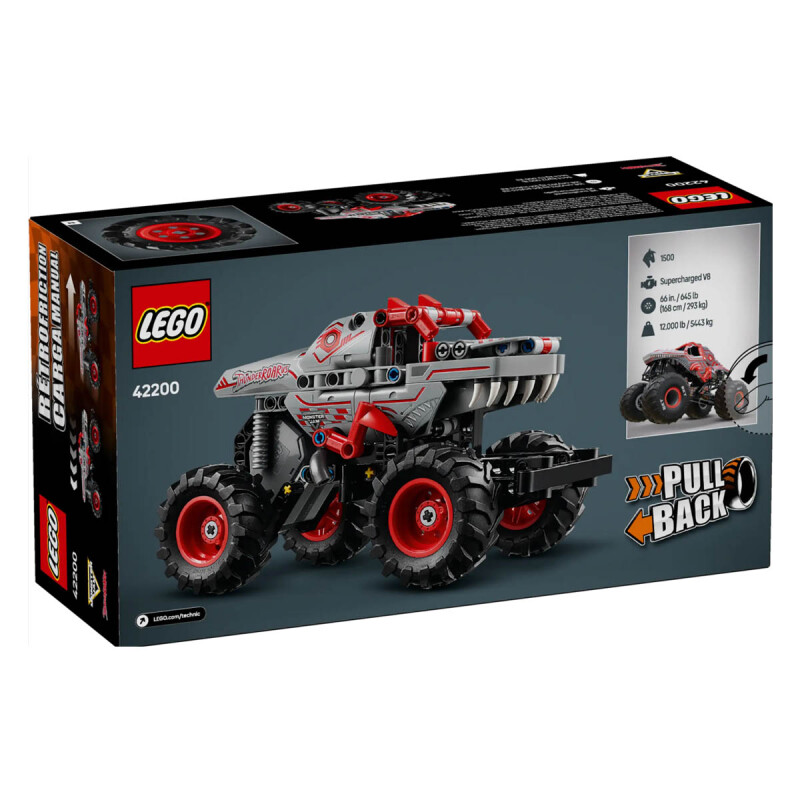 Monster Jam ThunderROARus con Motor de Carga Manual Lego Monster Jam ThunderROARus con Motor de Carga Manual Lego
