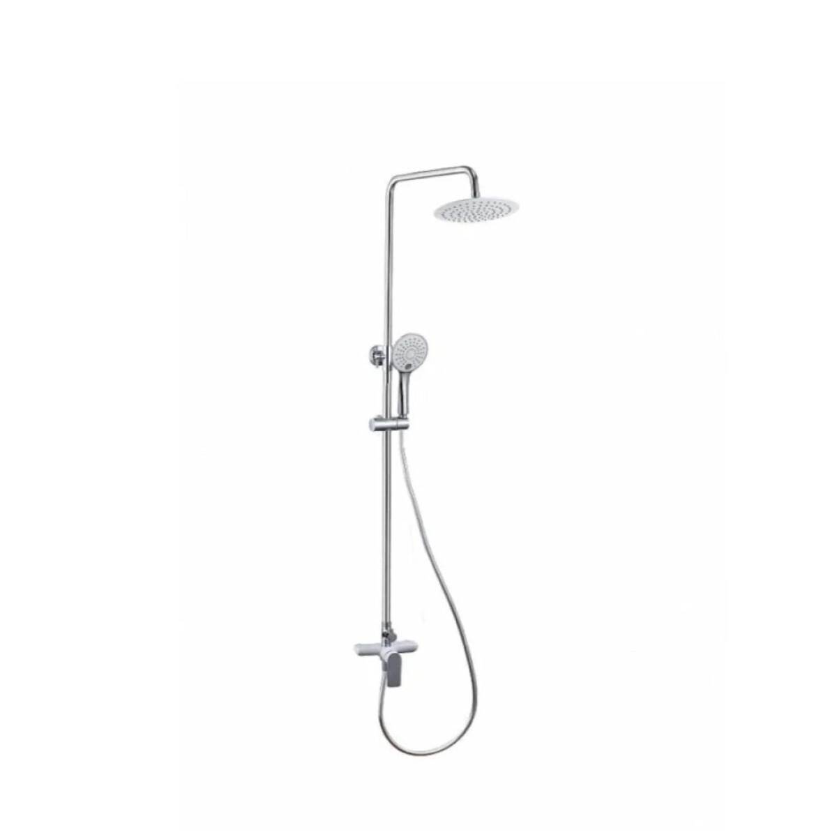 Grifería de Ducha tipo Barral Monocomando Cromado Linea Alba 