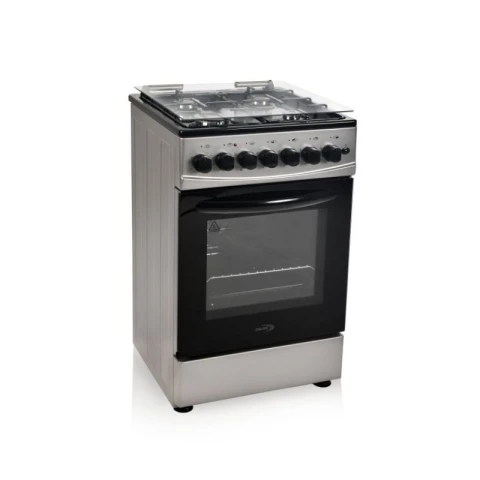 COCINA DELNE SUPERGAS 4H CON GRILL ELÉCTRICO Gris