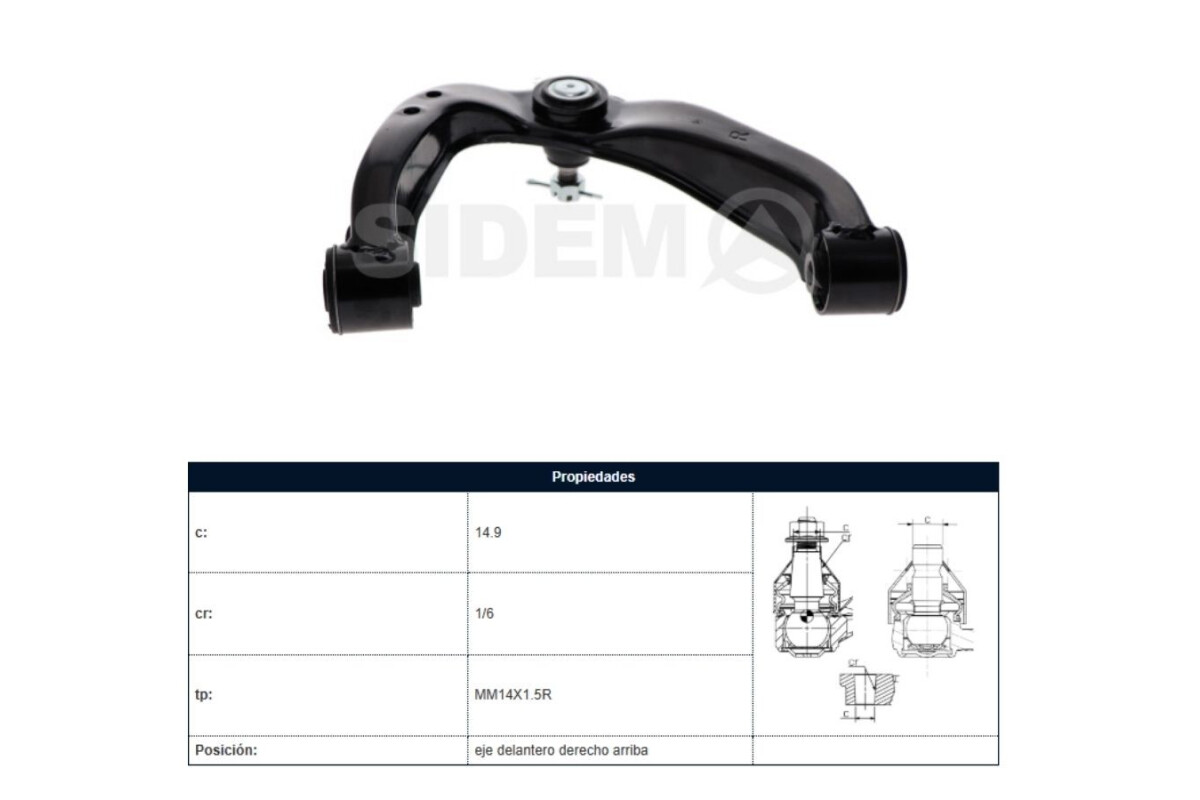 Parilla De Suspension Del Nissan D23 Frontier Np300 18-25 Der/Izq Parilla De Suspension Del Nissan D23 Frontier Np300 18-25 Der/Izq