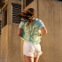 T-SHIRT MC WMN RNG UP verde silver AQUA GLACIER