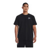 Remera Under Armour HEAVYWEIGHT SS de Hombre - 1373997-001 Negro-blanco