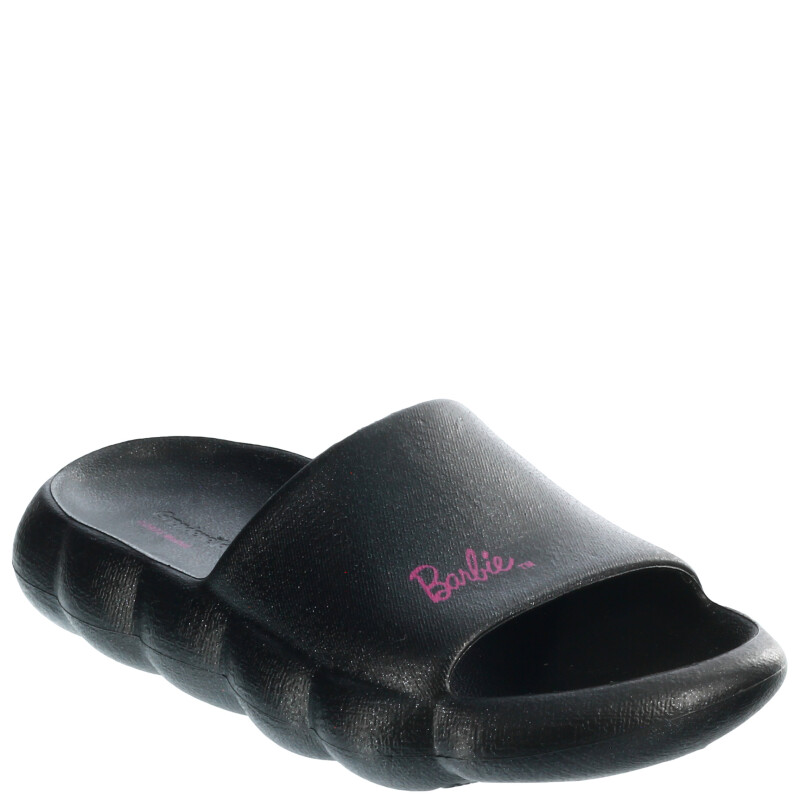 Sandalia de Niños Barbie Slide Comfy Inf Negro