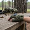 Guantes Tácticos Para Airsoft Gym Caza verde
