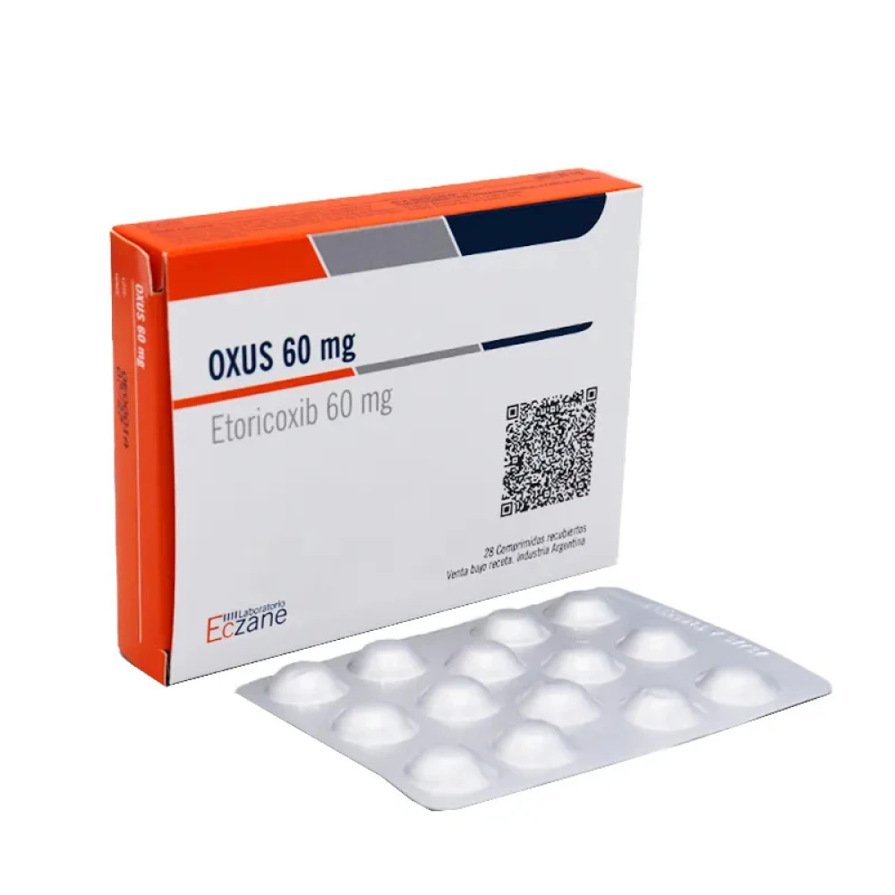 OXUS 60 MG CJ X 28 COMP. REC.